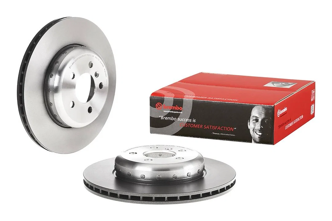 09C40113C02 – BREMBO Brake Rotor, Vented One Piece Design Wheel Bolt Pattern 5 x 120 Millimeter 345 Millimeter Diamet...